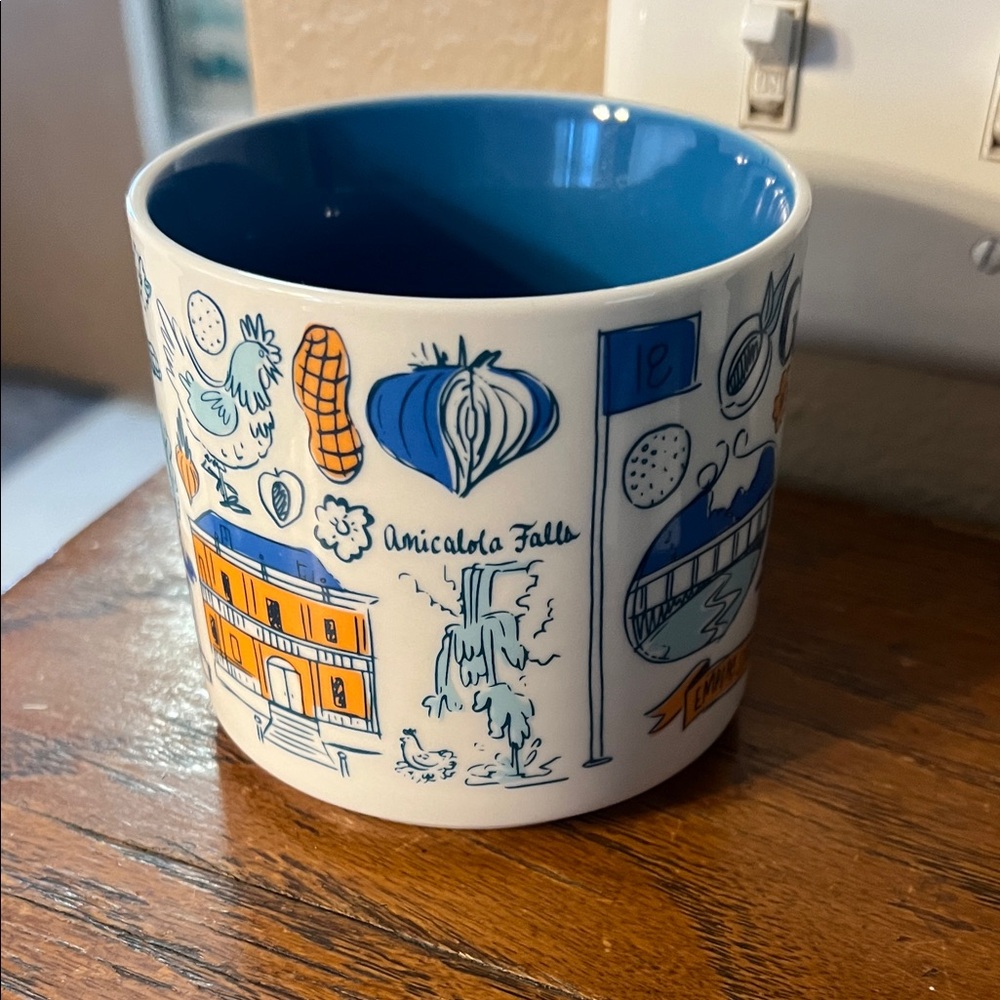 Georgia Starbucks Souvenir Mug with Blue Interior - Picture 3 of 5
